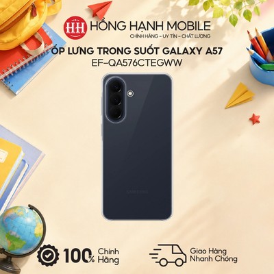 Ốp Lưng Trong Suốt Samsung Galaxy A57 EF-QA576CTEGWW - Hàng Chính Hãng