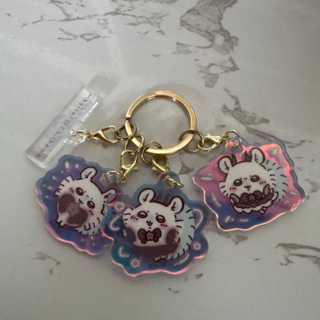 móc khoá acrylic magical momonga chiikawa chính hãng nhật bản