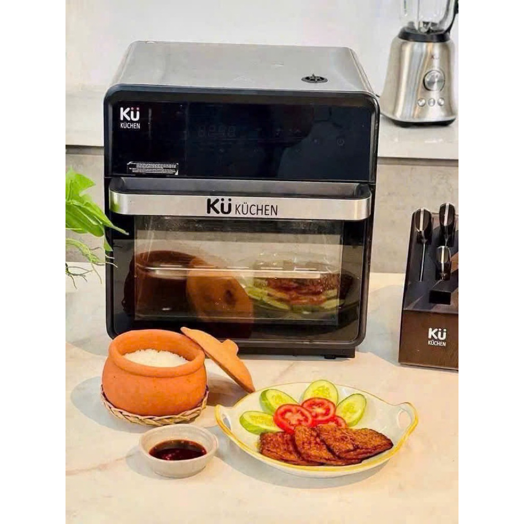 Nồi chiên không dầu kết hợp hấp KUCHEN KU PCL2228 16L chính hãng bảo hành 12 tháng