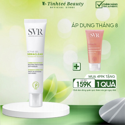 Gel dưỡng giảm mụn ngừa thâm SVR Sebiaclear Active Gel 40ml