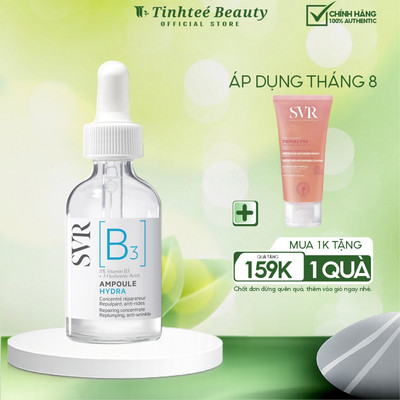 Dung dịch dưỡng da dạng lỏng dưỡng ẩm, chống nhăn và giúp làn da mềm mịn SVR [B3] AMPOULE HYDRA 10ml/30ml