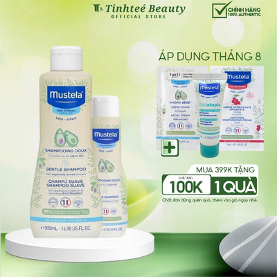 Dầu Gội Cho Trẻ Sơ Sinh & Em Bé Da Thường Mustela GENTLE SHAMPOO 200ML/500ML
