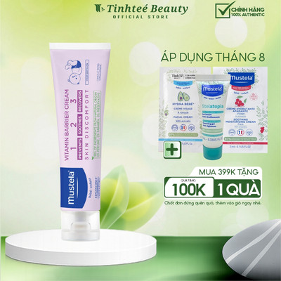 Kem Chống Hăm Tã Cho Em Bé Mustela VITAMIN BARRIER CREAM 10ml/50ML/100ML