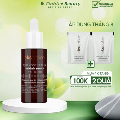 Serum mờ thâm sáng da giảm mụn Ekseption Hyaluronic Niacin 75ml