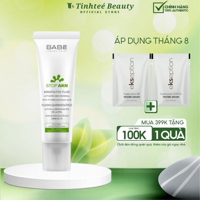 Kem dưỡng cho da dầu mụn BABÉ Stop AKN Mattifying Moisturiser 50ml