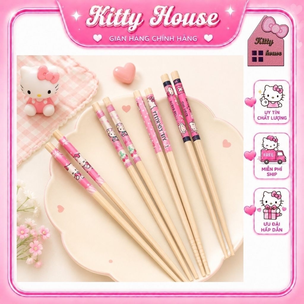 🌻ĐÔI ĐŨA HELLO KITTY 🎀 KITTY HOUSE