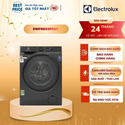 EWF9023P5SC Máy Giặt Electrolux Inverter 9kg - Giặt Hơi Nước, UltraMix EWF9023P5SC