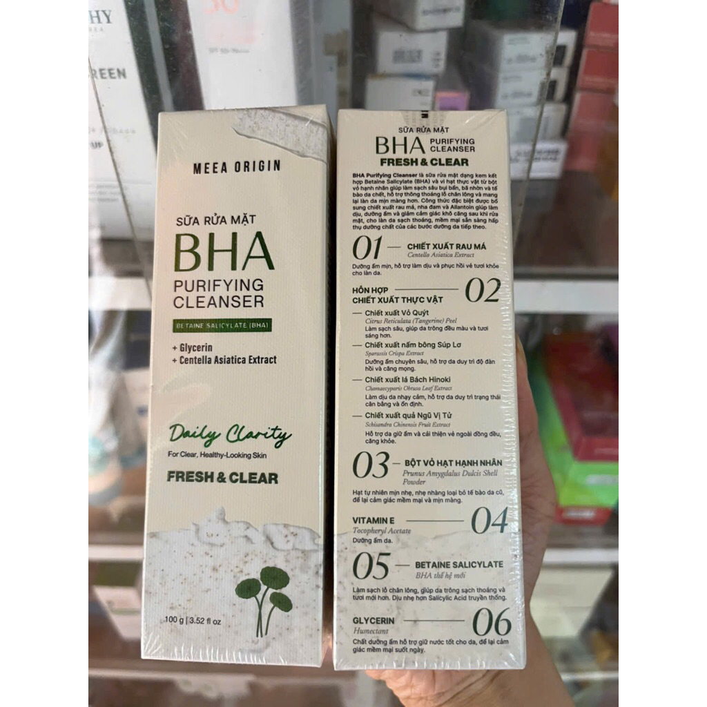 Sữa rửa mặt meea origin
