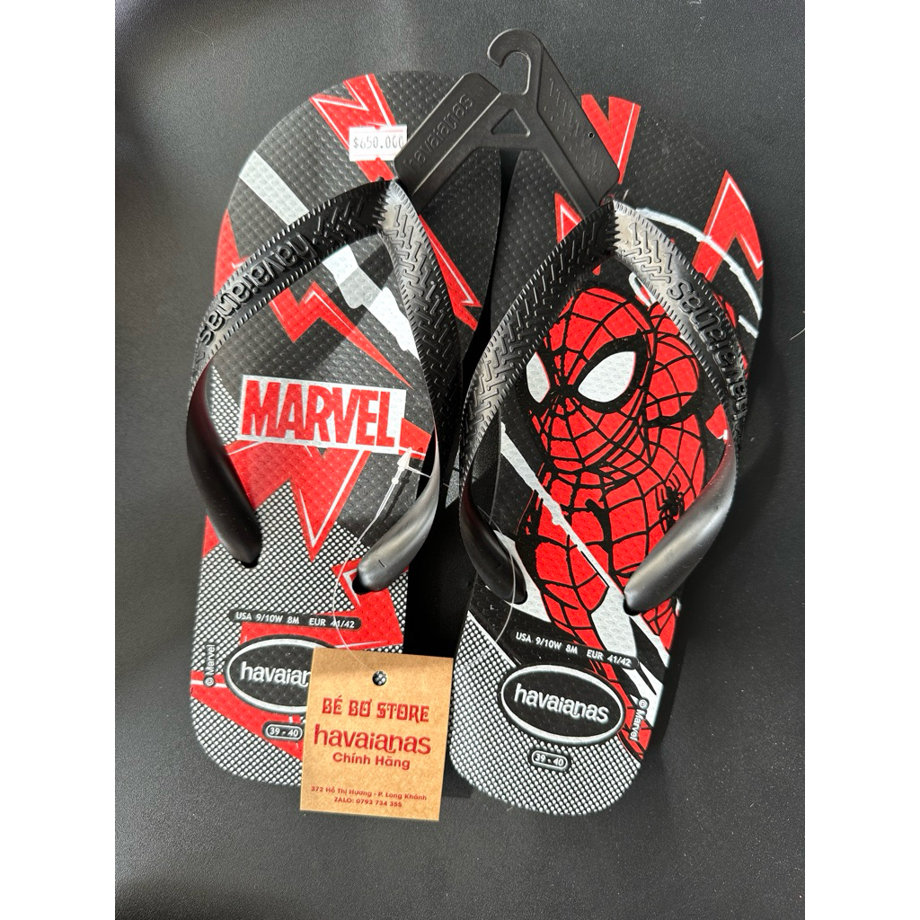 Dép Nam Marvel Mẫu Mới Havaianas Chính Hãng