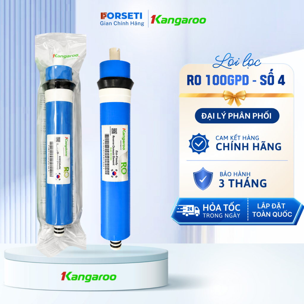Màng Lọc RO Dupont Kangaroo 100GPD Số 4 Chính Hãng Chất Lượng Cao Bảo Hành 3 Tháng Dùng Cho Máy Lọc 