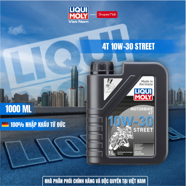 Dầu Nhớt Động Cơ Xe Máy Motorbike 4T Street 10W30 Liqui Moly 1L - 2526