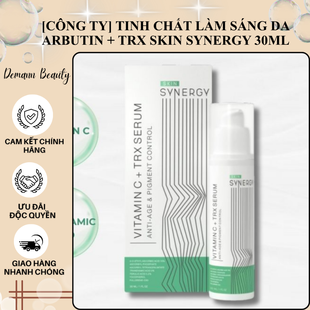 [Công Ty] Tinh chất làm sáng da Arbutin + TRX Skin Synergy 30ml