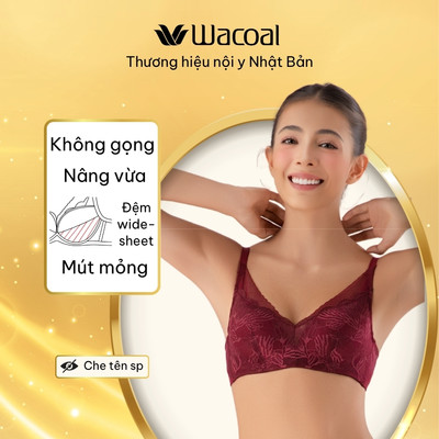 Áo lót Wacoal IIBE3234 không gọng nâng vừa thoải mái - IBE3234