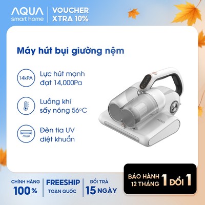 Máy hút bụi giường nệm Aqua CMP105R 14,000Pa hút được tóc, hạt, bụi mịn, có tia UV, sấy nóng 56 độ