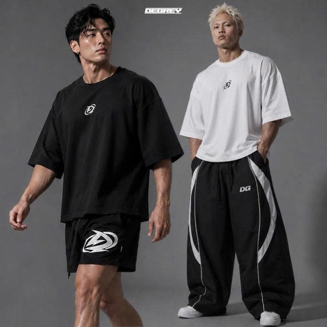 Áo thun Degrey BIG GUY BLACK / WHITE Tee LOGO