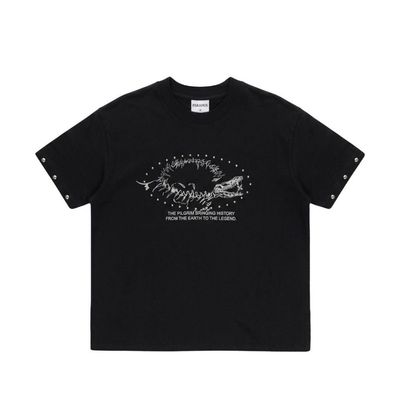 Áo thun form Boxy EXCAVATED FOSSIL TEE Cotton PARADOX AT6P0506