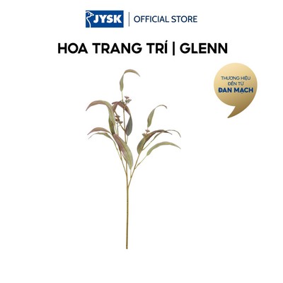 Hoa trang trí | JYSK GLENN | polyester/thép | xanh trầm | C61cm