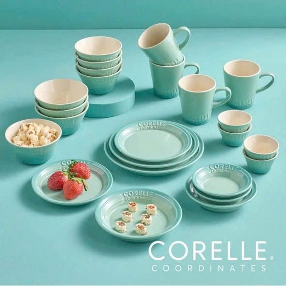 Set bát cao cấp CORELLE 24 món 2 màu