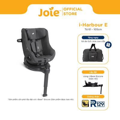 Ghế ngồi ô tô Joie i-Harbour™ E Ebony Mesh dành cho bé từ 6 tháng đến 4 tuổi lắp đặt bắt buộc cùng chân ghế ô tô i-Base
