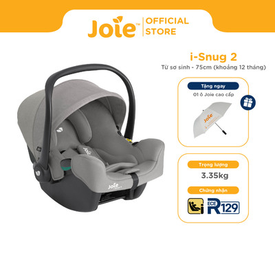 Ghế ngồi ô tô cho bé Joie i Snug 2 gọn nhẹ dành cho trẻ từ sơ sinh đến 12 tháng