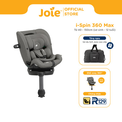 Ghế ngồi ô tô Joie I Spin Max dành cho bé từ sơ sinh đến 12 tuổi xoay 360 độ tiện lợi