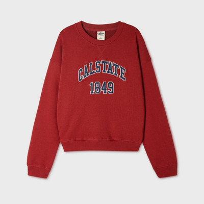 Áo Sweater WHO.A.U Calstate Logo Crop Sweatshirt(F)_WHMWGB932F