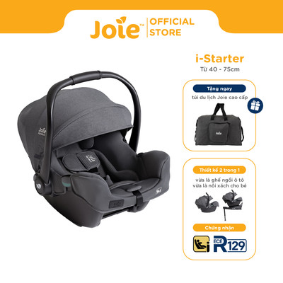 Ghế ngồi ô tô Joie i-Starter Ebony dành cho bé từ sơ sinh đến 12 tháng