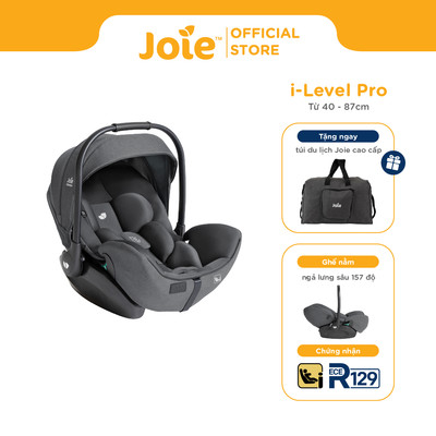 Ghế ngồi ô tô Joie i-Level™ Pro Ebony nôi xách dành cho bé từ sơ sinh đến 15 tháng