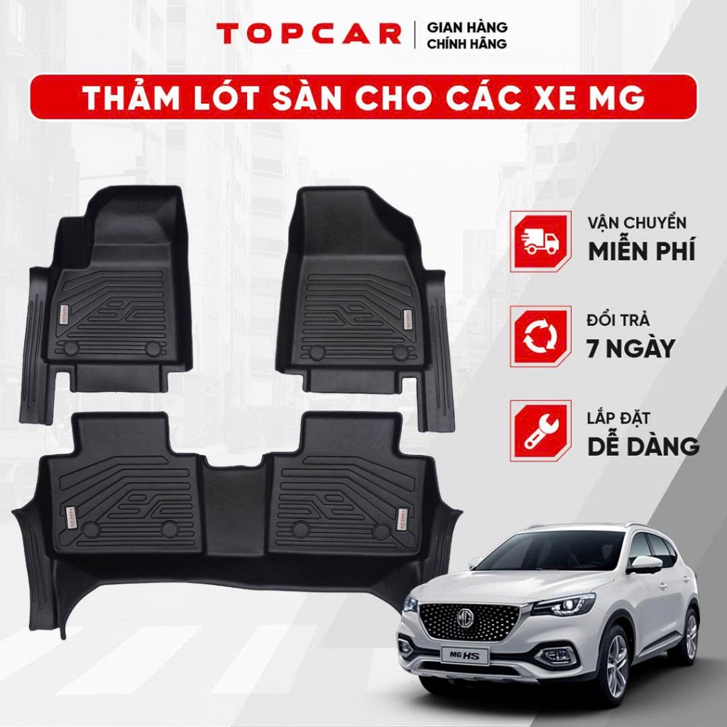 Thảm lót sàn NHỰA ĐÚC TPE cho các dòng xe MG - MG5 AT, MG5 MT, ZS, HS hàng cao cấp