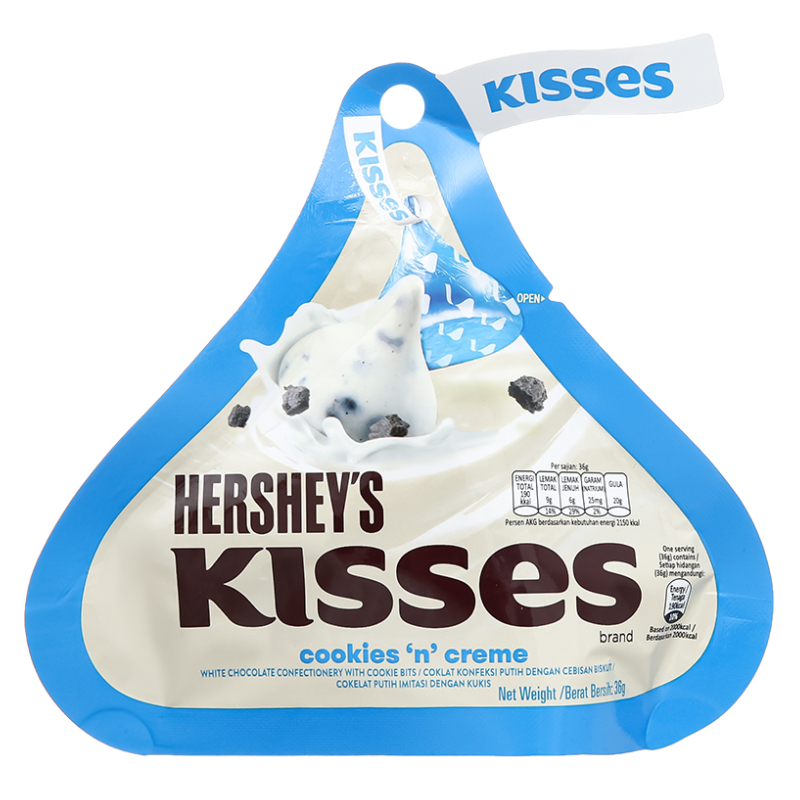 Socola Hersheys Kisses Cookies 36g