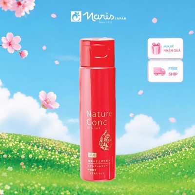 Nước dưỡng giàu ẩm & loại bỏ tế bào chết Naris Nature Conc Clear Lotion Very Moist
