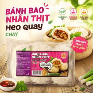Bánh Bao Nhân Thịt Heo Quay Chay (Vegan) Âu Lạc - 480g