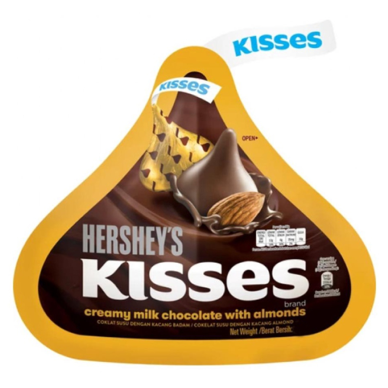 Socola Hersheys Kisses Almond 36g