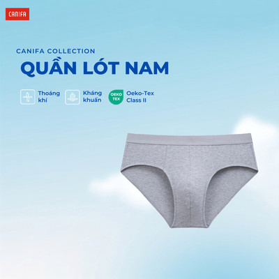 Quần lót tam giác nam CANIFA chất liệu cotton mềm mại thoáng khí 8UP26A004