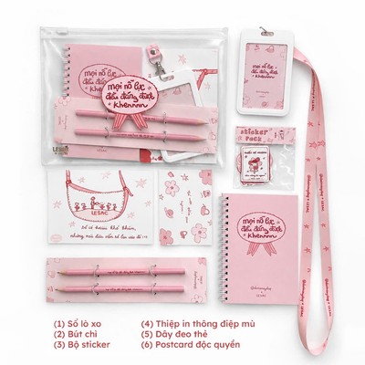 GIFT SET "ĐÁNG ĐƯỢC KHEN" LESAC LEARN LỚP
