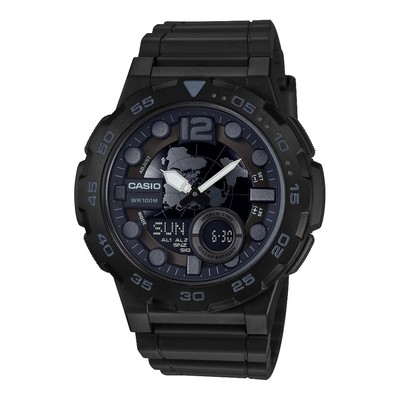Đồng hồ nam dây nhựa Casio STANDARD AEQ-100W-1BVDF chính hãng