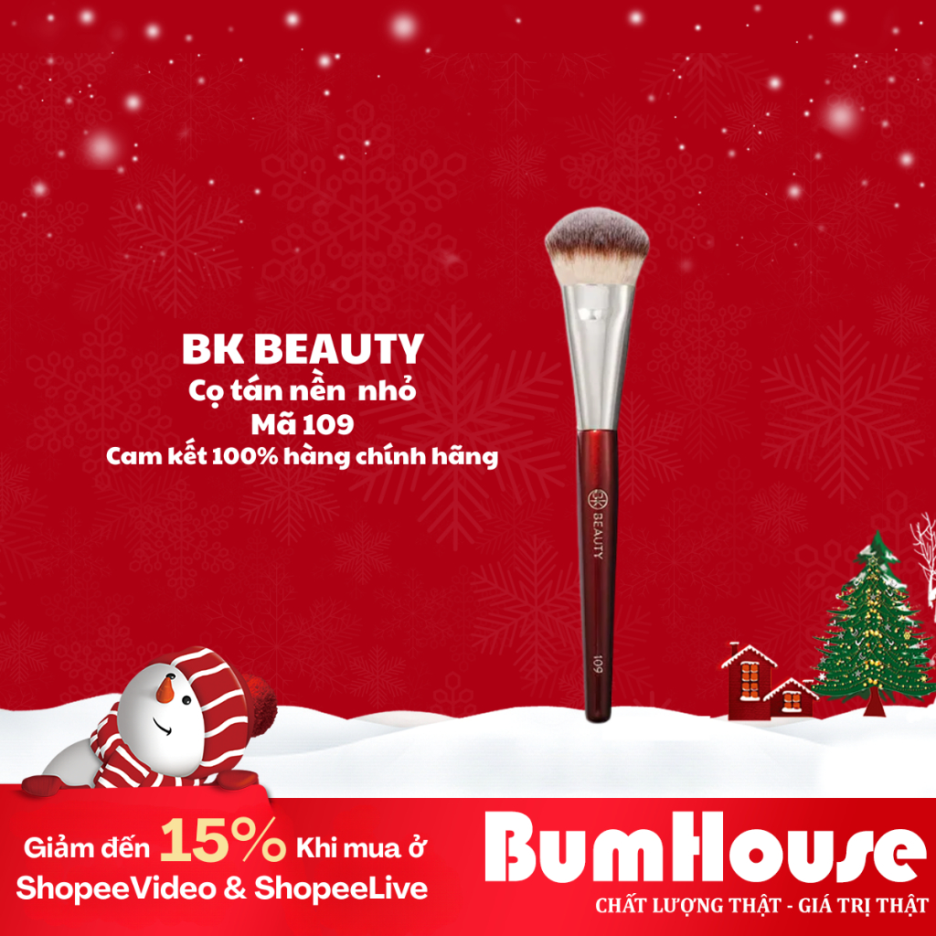 Cọ Nền Trang Điểm BK Beauty Mini Contoured Foundation Mã 109