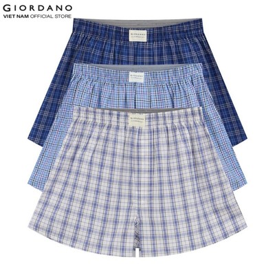 GIORDANO Set 3 Quần Lót Nam Boxers 01175119