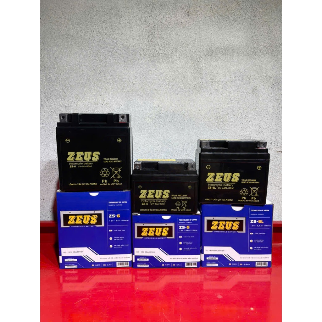 Ắc quy khô GTZ6V 12V 5Ah cho xe tay ga Honda, Yamaha, SH, PCX, Vision