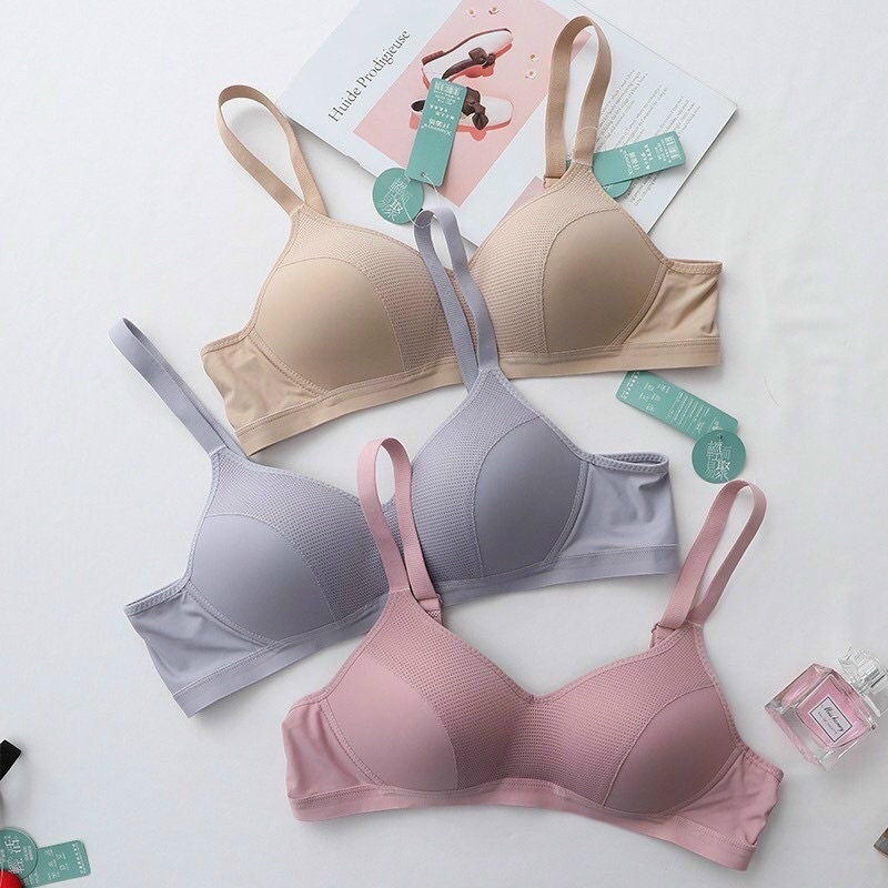Áo lót su thông hơi không gọng mút mỏng nhẹ tênh MS781