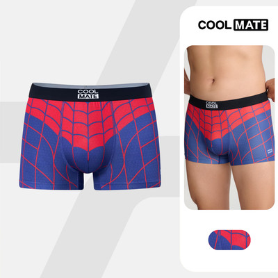 [MUA 2 GIẢM 5%][BST MARVEL]Quần lót nam Trunk Spiderman, Quần sịp người nhện mềm mại, co giãn, thấm hút Coolmate