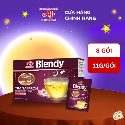 [CHÍNH HÃNG] Blendy® Trà Saffron hương Hoa hồng  11g/Gói (1 Hộp 8 Gói)