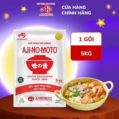 [CHÍNH HÃNG] Bột Ngọt AJI-NO-MOTO® Hạt Nhỏ 5kg/Gói