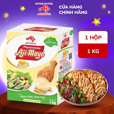 [CHÍNH HÃNG] Xốt Mayonnaise Aji-mayo® Vị Nguyên Bản 1kg/Hộp