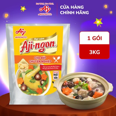 [CHÍNH HÃNG] Gói Hạt Nêm Aji-ngon® Gà 3kg/Gói