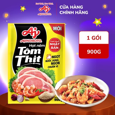 [CHÍNH HÃNG] Gói Ajinomoto® Hạt Nêm Tôm Thịt 900g/Gói