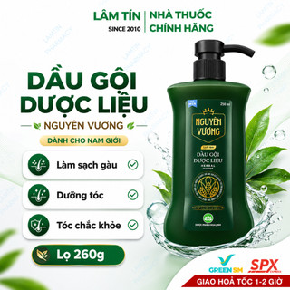 Dầu gội dược liệu Nguyên Vương dành cho nam hương nam tính lịch lãm chai to 260g