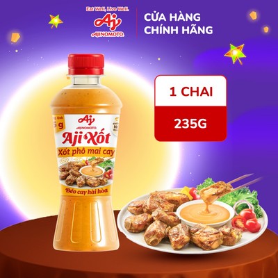 [CHÍNH HÃNG] Xốt phô mai cay “Aji-Xốt” 235g/chai