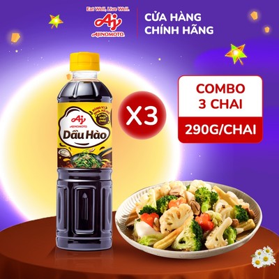 [CHÍNH HÃNG] Combo 3 chai dầu hào 290g/ chai