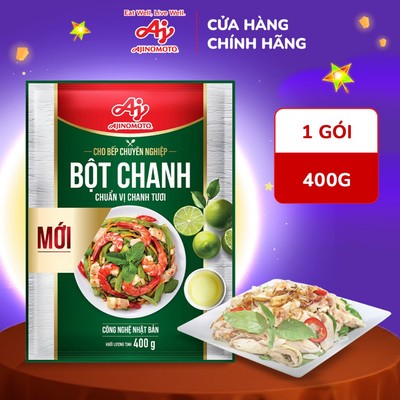 [CHÍNH HÃNG] Bột chanh “Ajinomoto” 400g/Gói